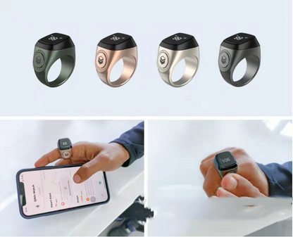 Smart Ring Zikr 1 lite Digital tasbeeh salat Bluetooth Waterproof Islam